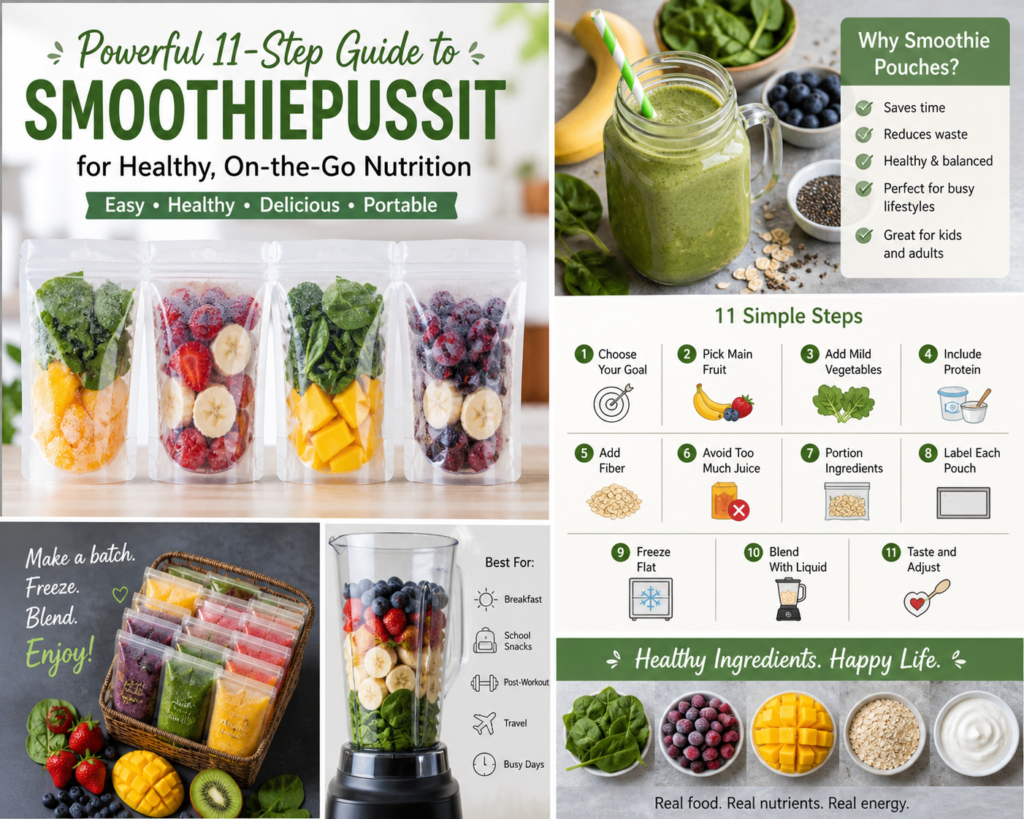 Powerful 11-Step Guide to Smoothiepussit for Healthy, On-the-Go Nutrition Smoothiepussit