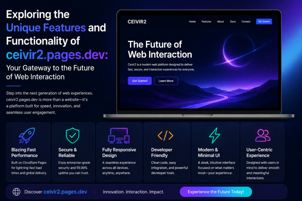 Exploring the Unique Features and Functionality of ceivir2.pages.dev: Your Gateway to the Future of Web Interaction Ceivir 2pages.dev