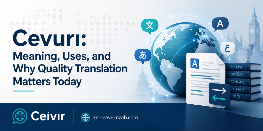 Cevurı: Meaning, Uses, and Why Quality Translation Matters Today Cevurı