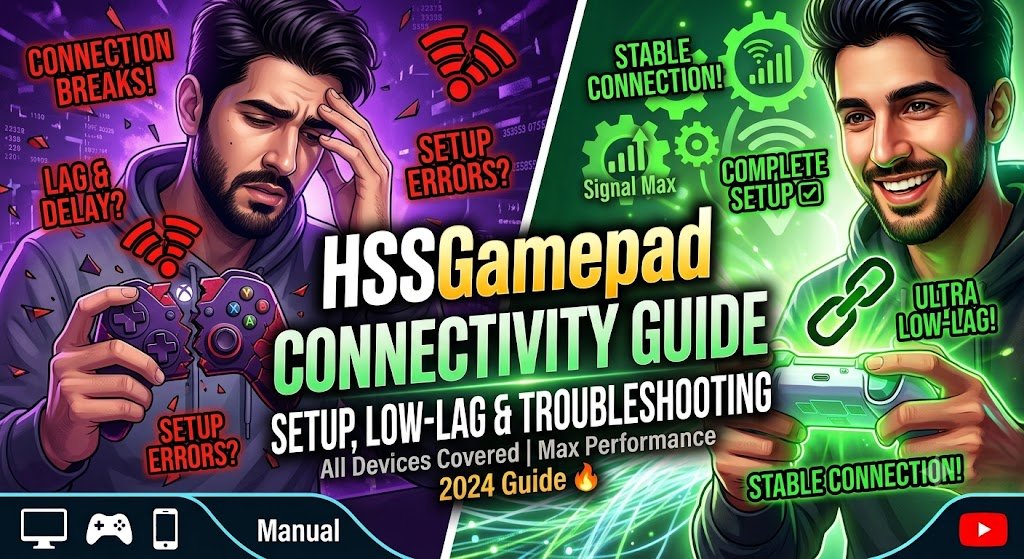 Connectivity HSSGamepad: Complete Setup, Low-Lag Fixes, and Troubleshooting Guide Connectivity hssgamepad